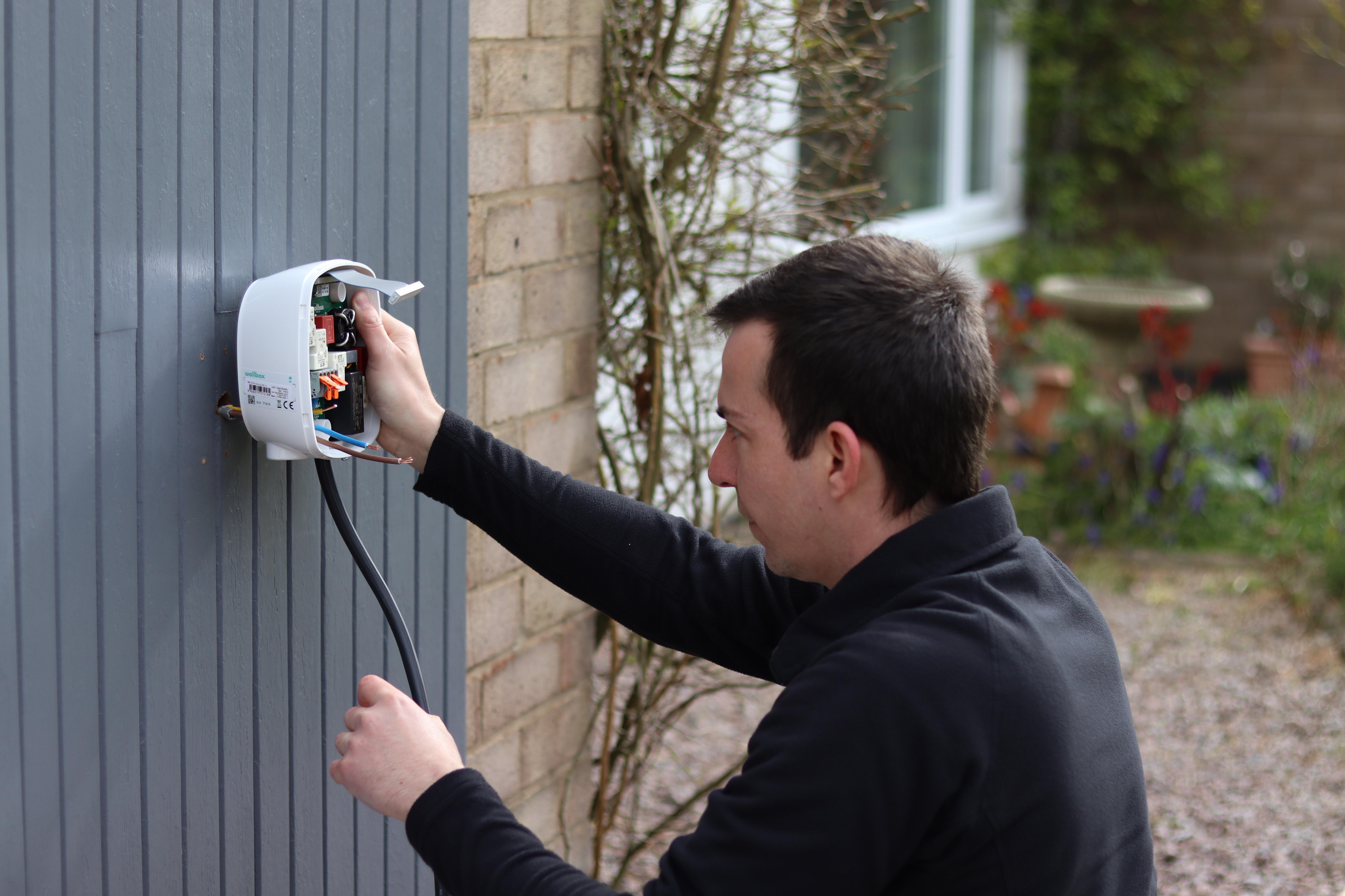 What's the process for getting a home charger installed?